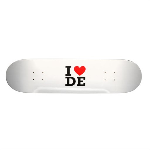 I Love Delaware Design Custom Skateboard