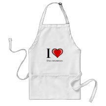 I Love Des Moines Aprons