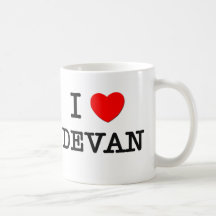 I Love Devan Coffee Mug