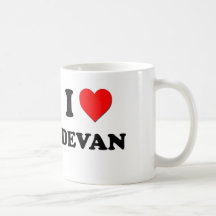 I love Devan Coffee Mug