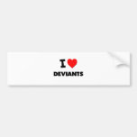 I Love Deviants Bumper Sticker
