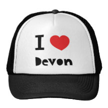 I love Devon Trucker Hat