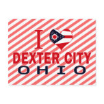 I love Dexter City, Ohio postcards