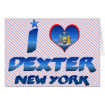 I love Dexter, New York cards