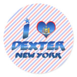 I love Dexter, New York stickers