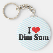 I Love Dim Sum Keychains