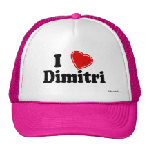 I Love Dimitri Hats