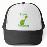 I Love Dinosaurs hats