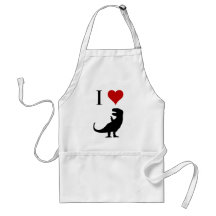 I Love Dinosaurs - T-Rex Apron