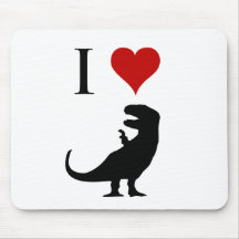 I Love Dinosaurs - T-Rex Mouse Mat