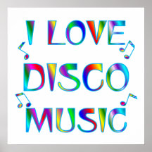 I Love Disco Print