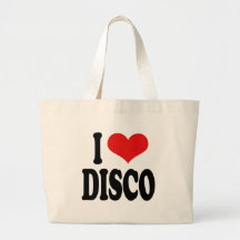 I Love Disco Tote Bag