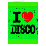 I_Love_Discogreen Greeting Card