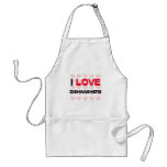 I LOVE DISHWASHERS aprons