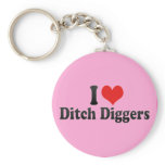 I Love Ditch Diggers keychains