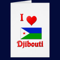 I Love Djibouti cards