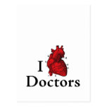 I love doctors post card