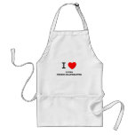 I Love Doing Things Halfhearted Aprons