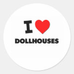 I Love Dollhouses Stickers