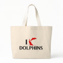 I Love Dolphins bags
