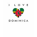 I Love Dominica Spaghetti Top t-shirts