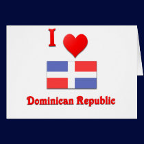 I Love Dominican Republic cards