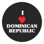 I Love Dominican Republic stickers