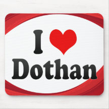 I Love Dothan, United States Mouse Mat