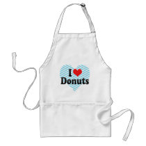 I Love Doughnuts Apron
