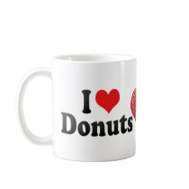I Love Doughnuts Mug