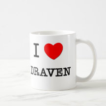 I Love Draven Coffee Mugs
