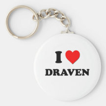I love Draven Keychain
