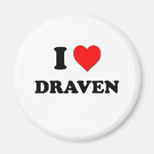 I love Draven Magnets