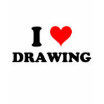 I Love Drawing t-shirts