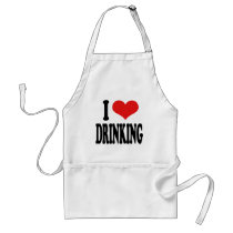 I Love Drinking Apron