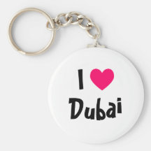 I Love Dubai Keychains