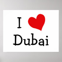 I Love Dubai Print