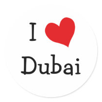 I Love Dubai Stickers