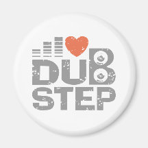 I Love Dubstep Refrigerator Magnets