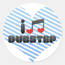 I Love Dubstep Stickers