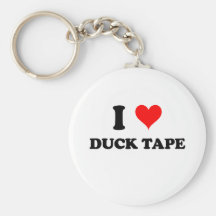 I Love Duck Tape Keychains
