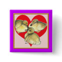 I Love Ducklings! buttons