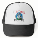 I Love Ducks hats