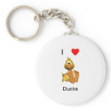 I love ducks keychains