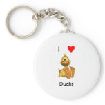 I love ducks keychains