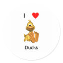 I love ducks stickers