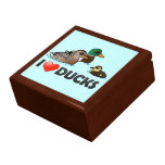 I Love Ducks Trinket Box