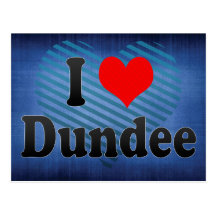 I Love Dundee, United Kingdom Post Cards