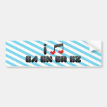 I Love Ea En Er Ez Bumper Sticker