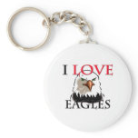 I Love Eagles keychains